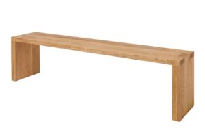 Massivholzbank Modern aus Eiche geölt und gewachst
