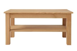 Couchtisch aus massiver geölter und gewachster Eiche 100 1P