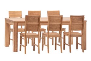 Esszimmergarnitur aus Eiche Korund - Karla