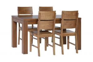 Esstisch-Set Korund aus Eiche - Karla rustik