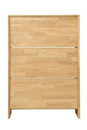 Massiver Eichen-Schuhschrank Hreno