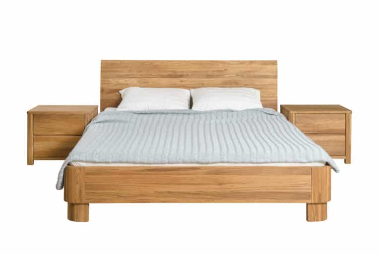 Bett aus massiver Eiche 180x200 Lausanne