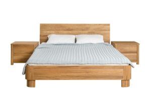 Bett aus massiver Eiche 180x200 Lausanne