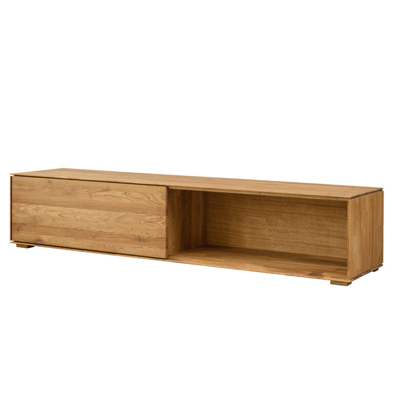Die TV-Truhe aus Eiche ist eine Investition in Qualität, Design und Funktionalität. Die massive TV-Kommode Kombo 1 ist wirklich das perfekte Accessoire für jedes Zuhause.