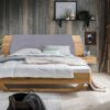 Massives Doppelbett Livorno 180x200 inklusive Nachttische – Ausverkauf – Massivholz-Doppelbett