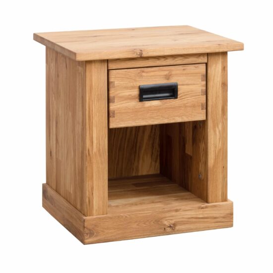 Der Nachttisch Leo aus Holz - ein leuchtendes Symbol der Eleganz, das den Test der Zeit übersteht.