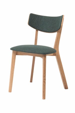 Der minimalistische grüne Rico Esszimmerstuhl wird nicht nur eine praktische, sondern auch eine ästhetische Ergänzung Ihrer Einrichtung sein.