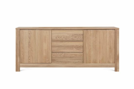 Holzkommode Aura aus Eiche - ein Meisterwerk der Möbel, das zeitlose Eleganz mit praktischem Stauraum verbindet.