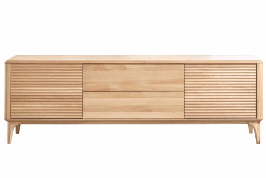 Zögern Sie nicht, Ihre Wohnung mit Möbeln auszustatten, die jeder Besucher bewundern wird. Die TV-Kommode Stockholm 2 large ist ein stilvolles Schmuckstück, das die Persönlichkeit Ihrer Einrichtung unterstreichen wird.