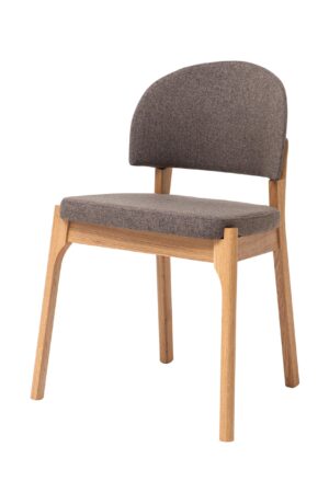 Gepolsterter Stuhl Pillar braun