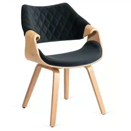 Der Eichen-Sessel Luise schwarz ist die ideale Wahl für alle, die stilvolle und bequeme Möbel mit Fokus auf hochwertige Materialien und modernes Design suchen. Präzise Verarbeitung, komfortable Polsterung und eine elegante Eichenkonstruktion bilden ein harmonisches Ganzes, das Ihr Interieur über viele Jahre hinweg schmücken wird.